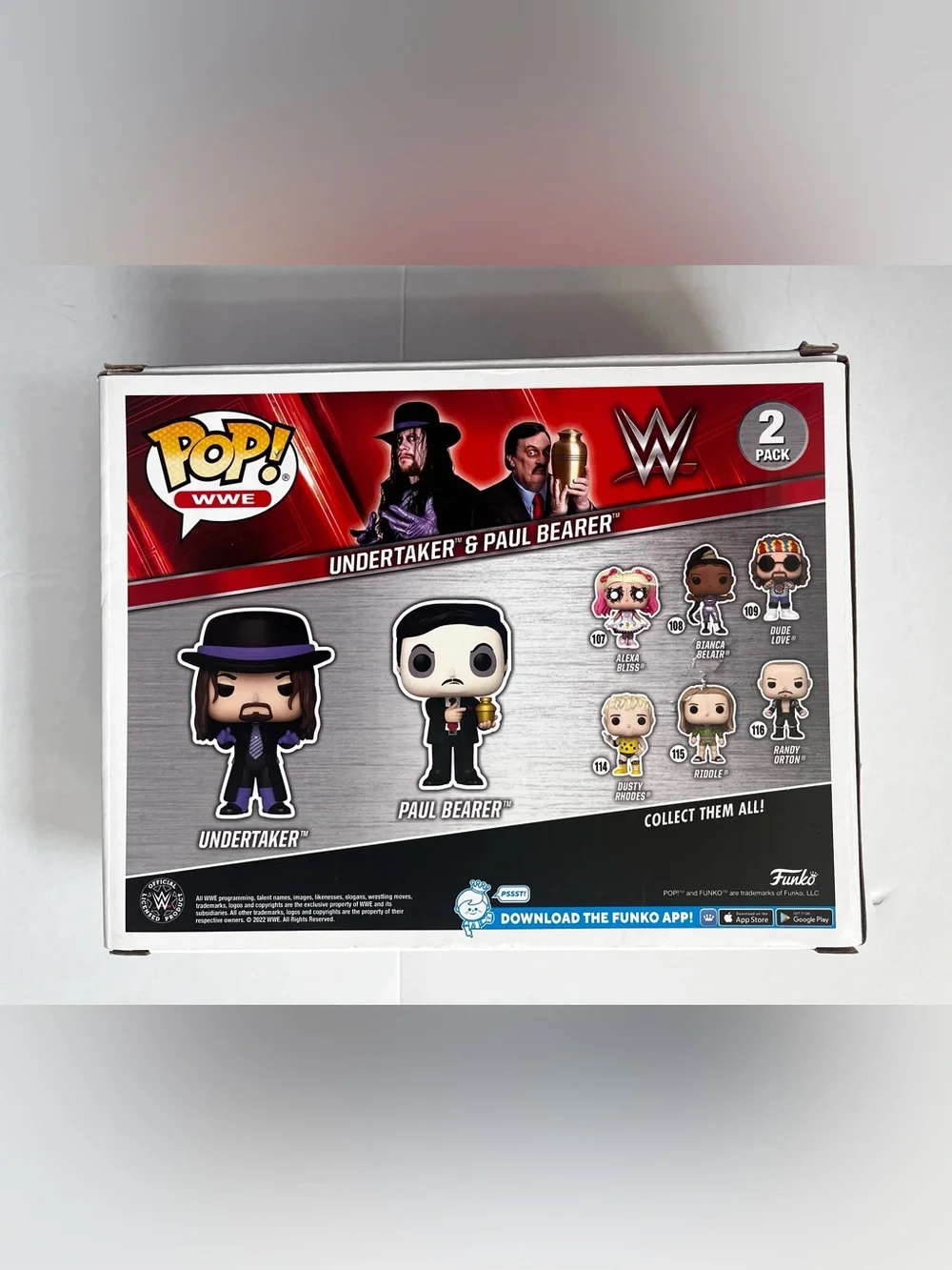 Funko Pop Undertaker and Paul Bearer